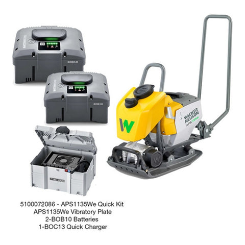 Wacker Neuson APS1135We Battery Vibratory Plate - Zero Emission - Part Number 5100072086