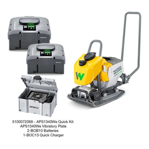 Wacker Neuson APS1340We Battery Vibratory Plate - Zero Emission - Part Number 5100072088