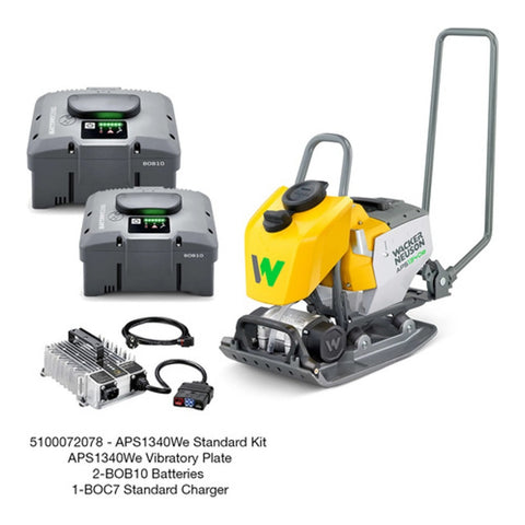 Wacker Neuson APS1340We Battery Vibratory Plate - Zero Emission - Part Number 5100072078