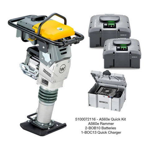 Wacker Neuson AS60e Battery Vibratory Rammer - Zero Emission - Part Number 5100072117