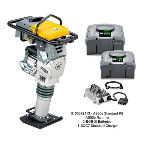 Wacker Neuson AS60e Battery Vibratory Rammer - Zero Emission - Part Number 5100072113