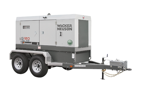 Wacker Neuson G120 Mobile Generator 96kW Cummins Tier 4i, Cold Weather Pkg. 5200003855